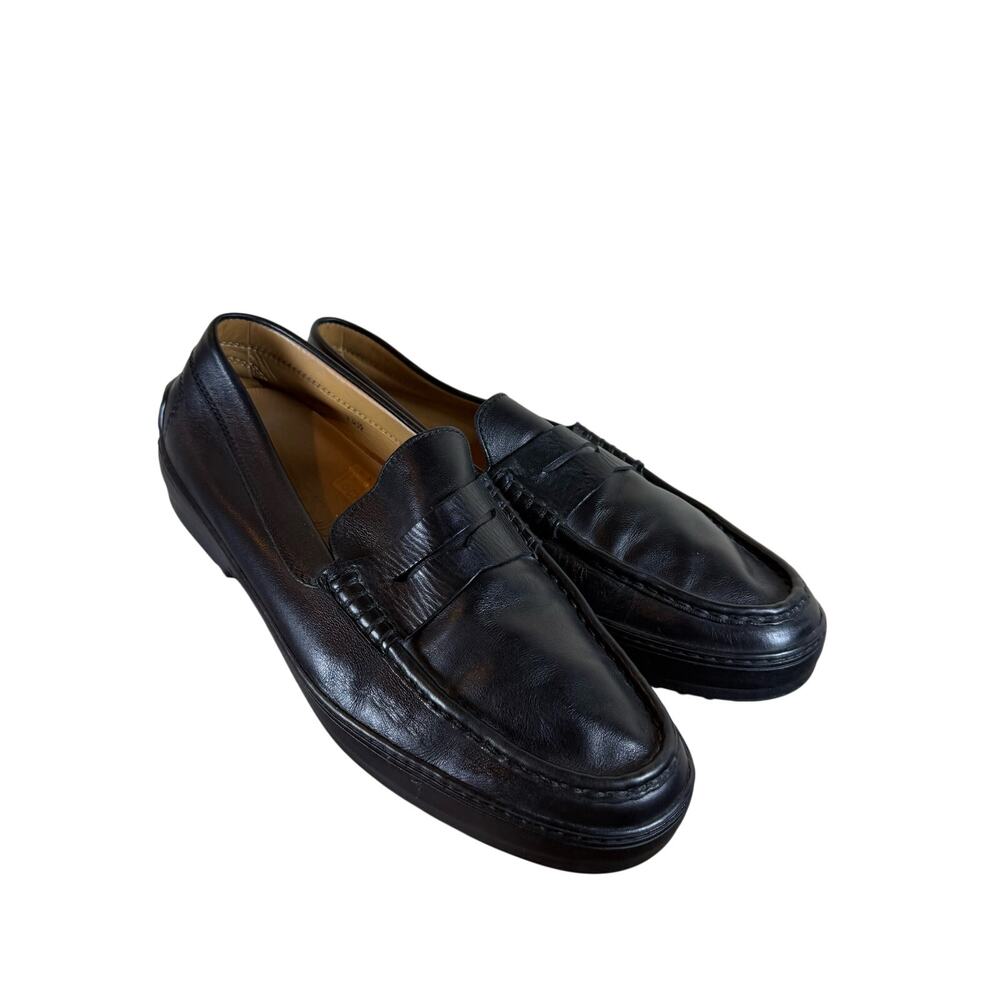 Tods Black Driving Slip on Loafers sz 10.5